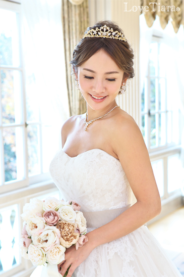 着用イメージ ネックレス ウエディング 結婚式