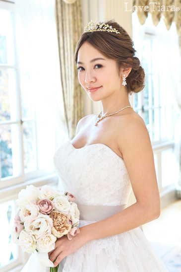 着用イメージ ネックレス ウエディング 結婚式