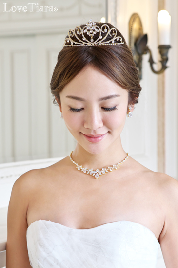 着用イメージ ネックレス ウエディング 結婚式