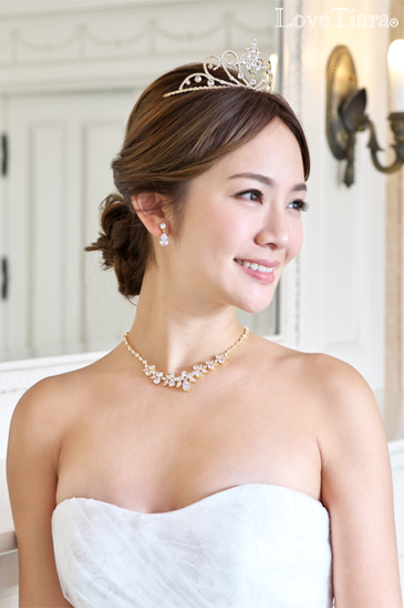着用イメージ ネックレス ウエディング 結婚式