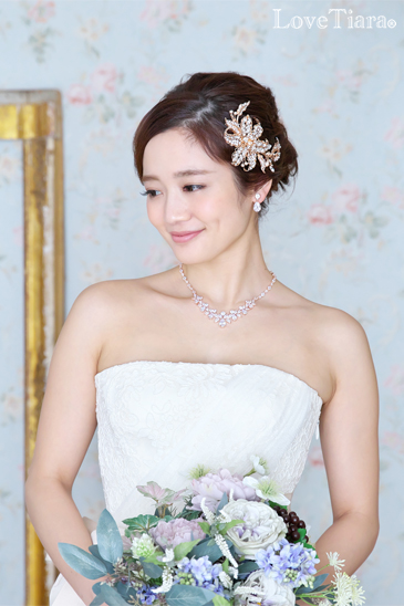 着用イメージ ネックレス ウエディング 結婚式