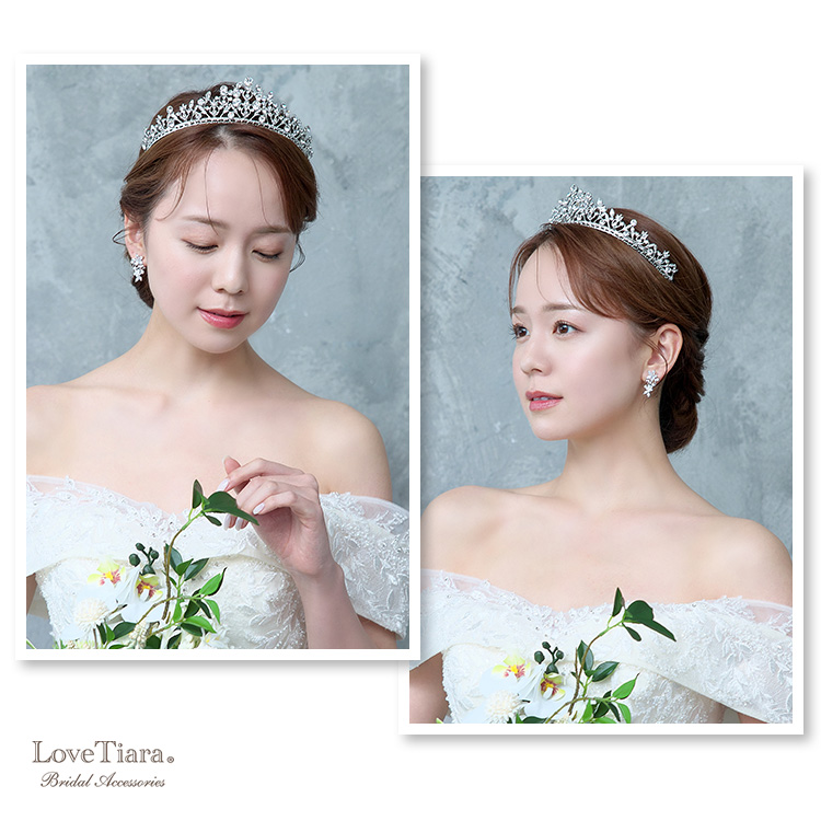 ティアラと合わせた女性のイメージ