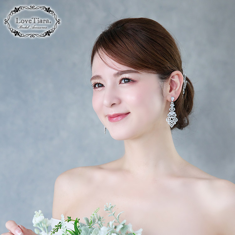 イヤリング　ウエディング　ブライダル　結婚式