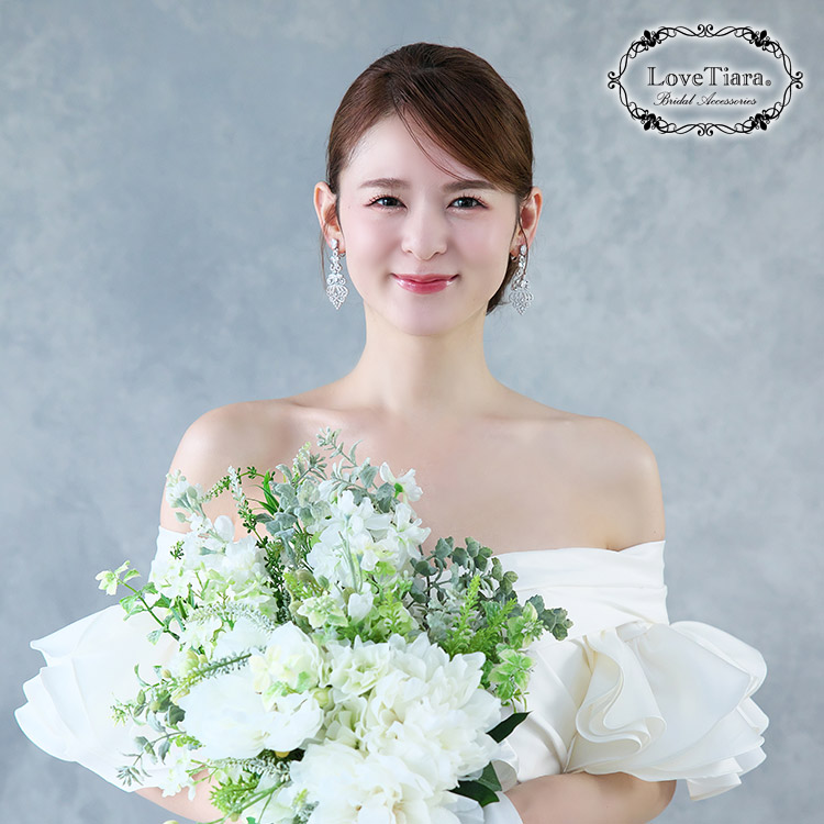 イヤリング　ウエディング　ブライダル　結婚式