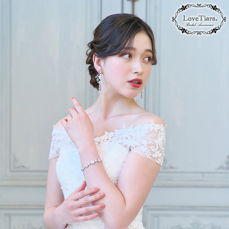 イヤリング　ウエディング　ブライダル　結婚式