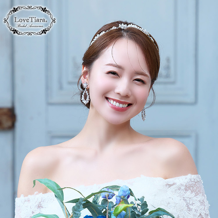 イヤリング　ウエディング　ブライダル　結婚式