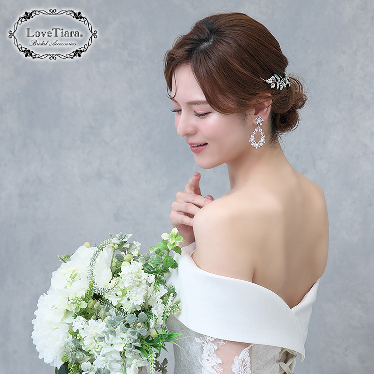 イヤリング　ウエディング　ブライダル　結婚式