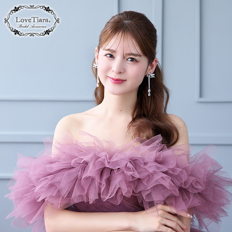 イヤリング　ウエディング　ブライダル　結婚式