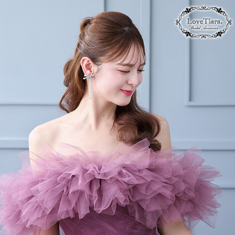 イヤリング　ウエディング　ブライダル　結婚式