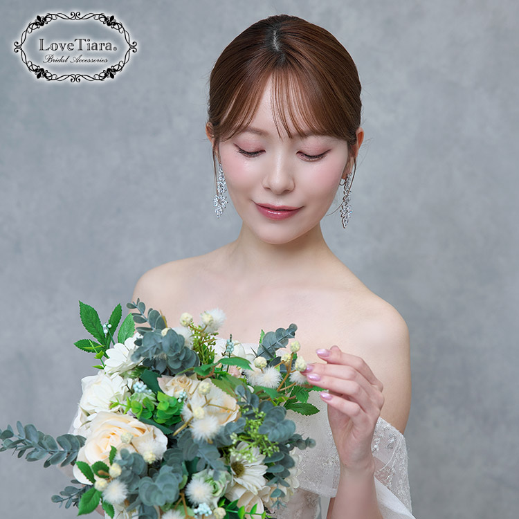 イヤリング　ウエディング　ブライダル　結婚式