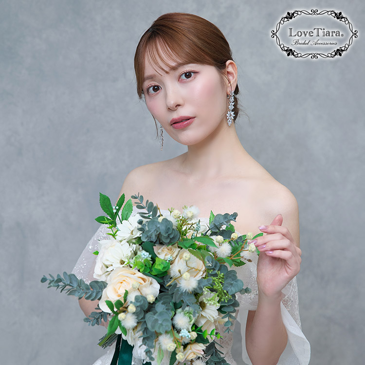 イヤリング　ウエディング　ブライダル　結婚式