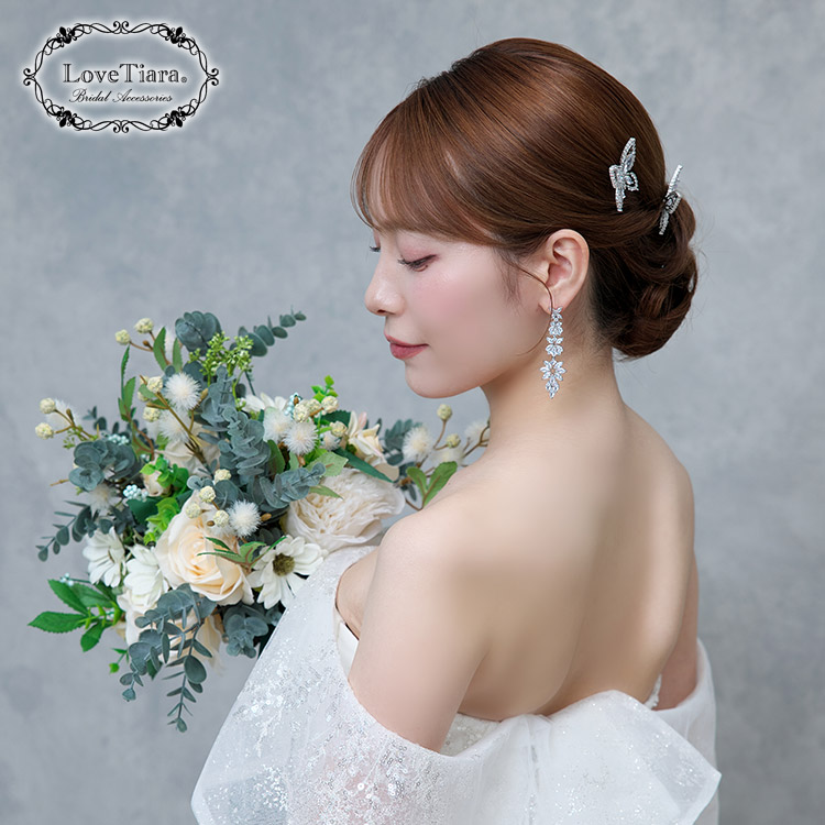 イヤリング　ウエディング　ブライダル　結婚式
