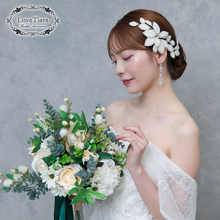 イヤリング　ウエディング　ブライダル　結婚式
