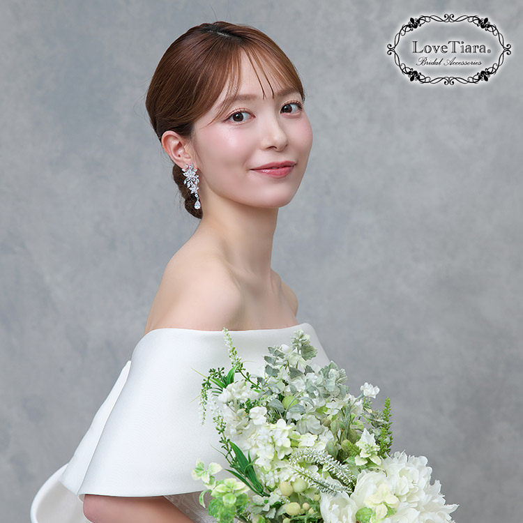 イヤリング　ウエディング　ブライダル　結婚式
