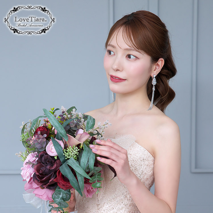 イヤリング　ウエディング　ブライダル　結婚式