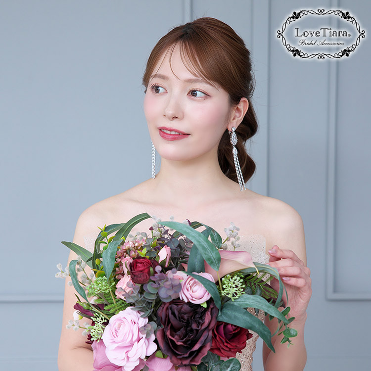 イヤリング　ウエディング　ブライダル　結婚式
