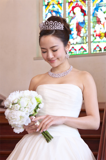 着用イメージ ティアラ ウエディング 結婚式