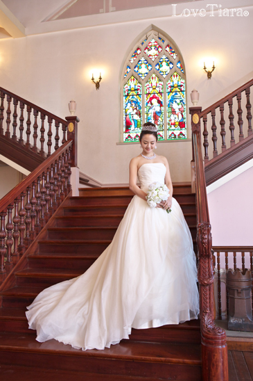着用イメージ ティアラ ウエディング 結婚式