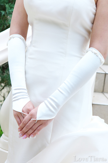 着用イメージ グローブ ウエディング 結婚式