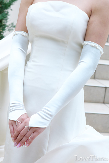 着用イメージ グローブ ウエディング 結婚式