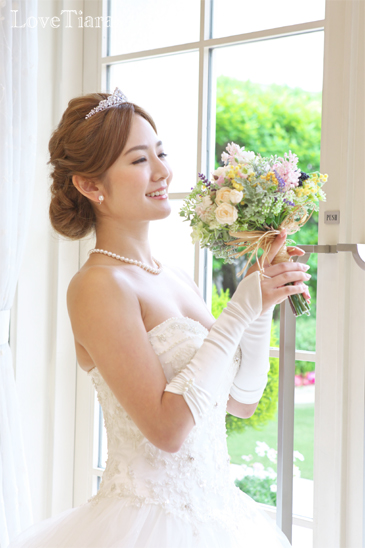 着用イメージ グローブ ウエディング 結婚式