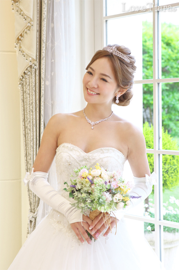着用イメージ グローブ ウエディング 結婚式