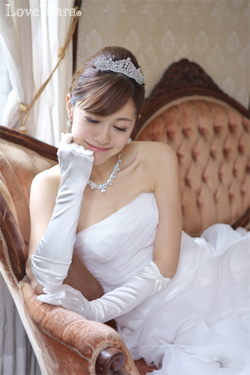 着用イメージ グローブ ウエディング 結婚式