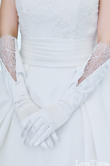 着用イメージ グローブ ウエディング 結婚式