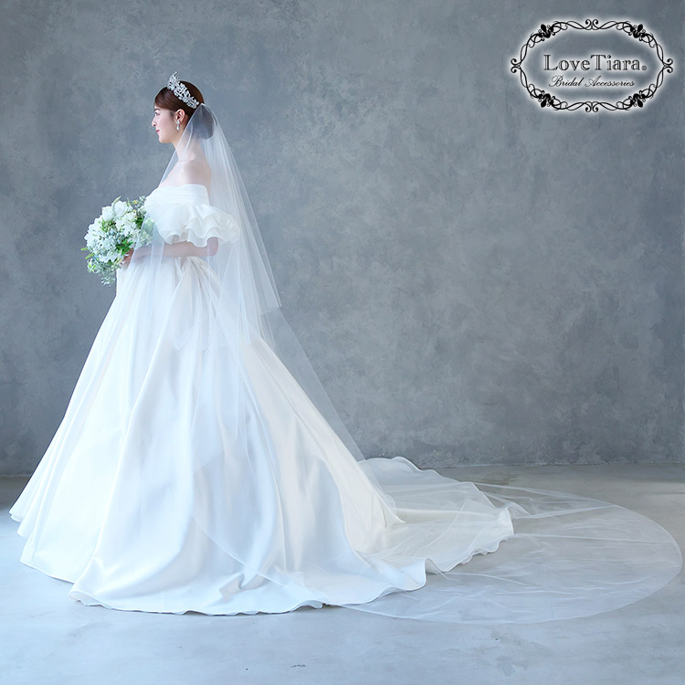 ベール　ウエディング　ブライダル　結婚式