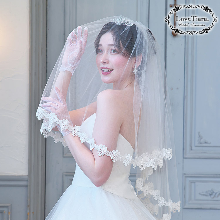 ベール　ウエディング　ブライダル　結婚式