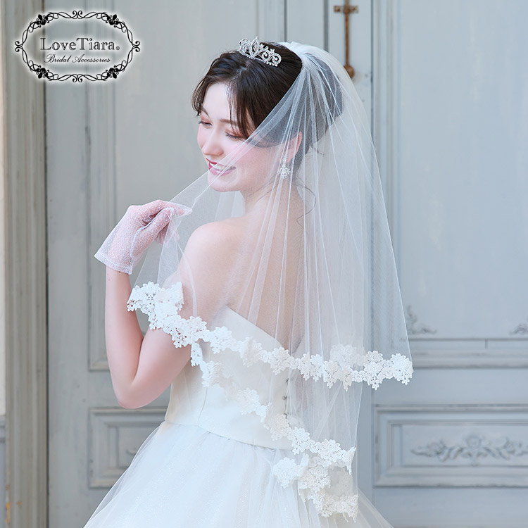 ベール　ウエディング　ブライダル　結婚式