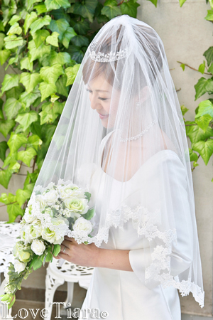 ベール　ウェディング　ブライダル　結婚式