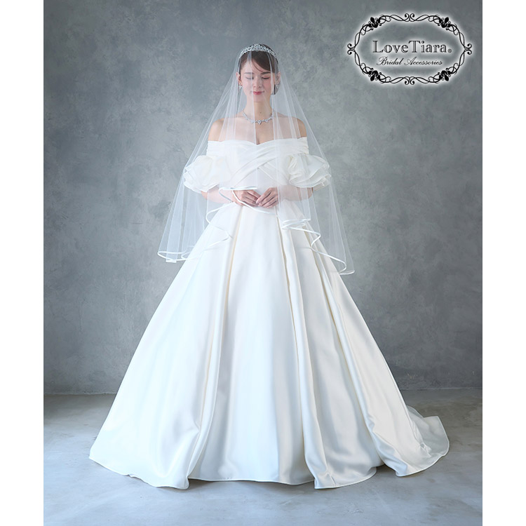 ベール　ウエディング　ブライダル　結婚式